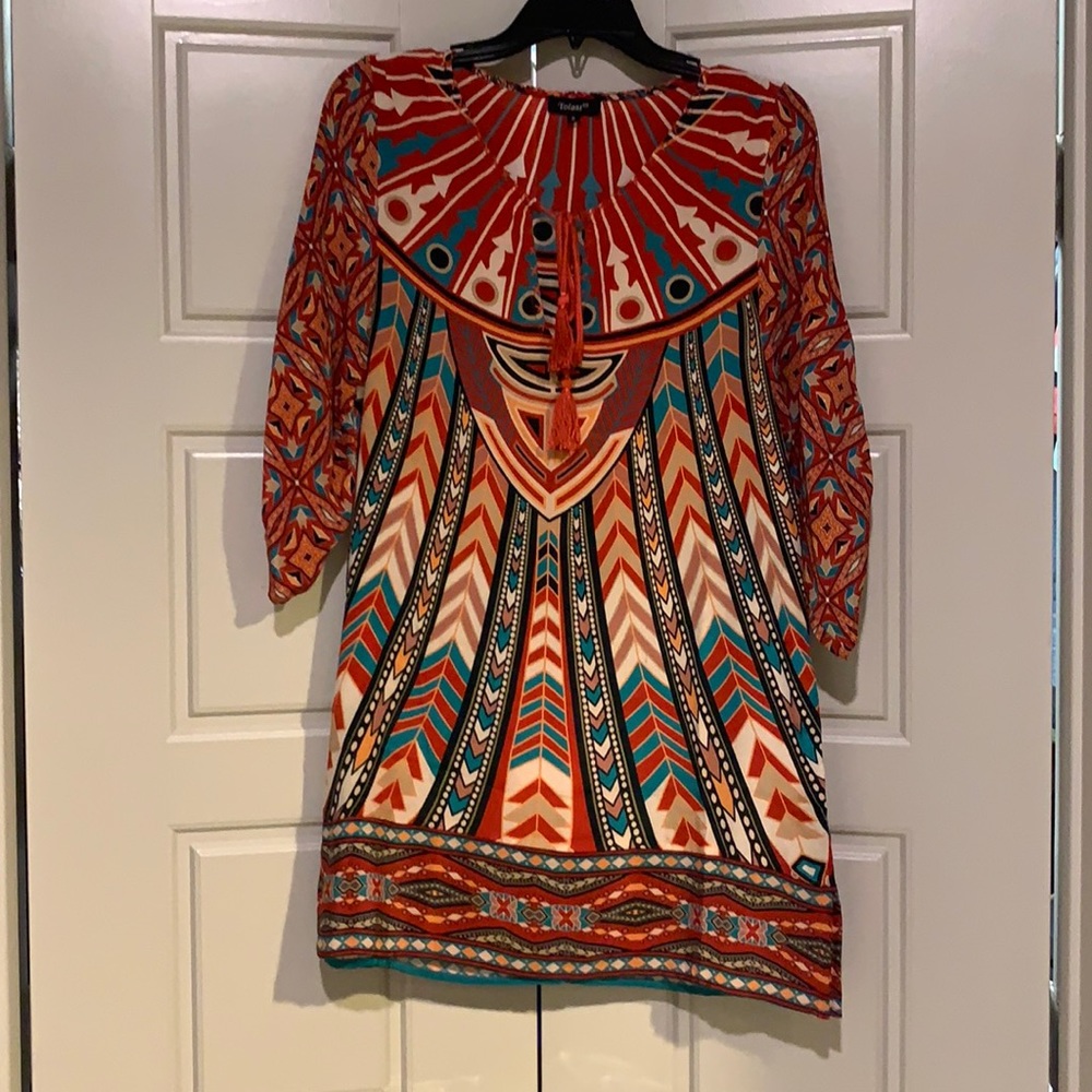 Tolani 100% silk dress